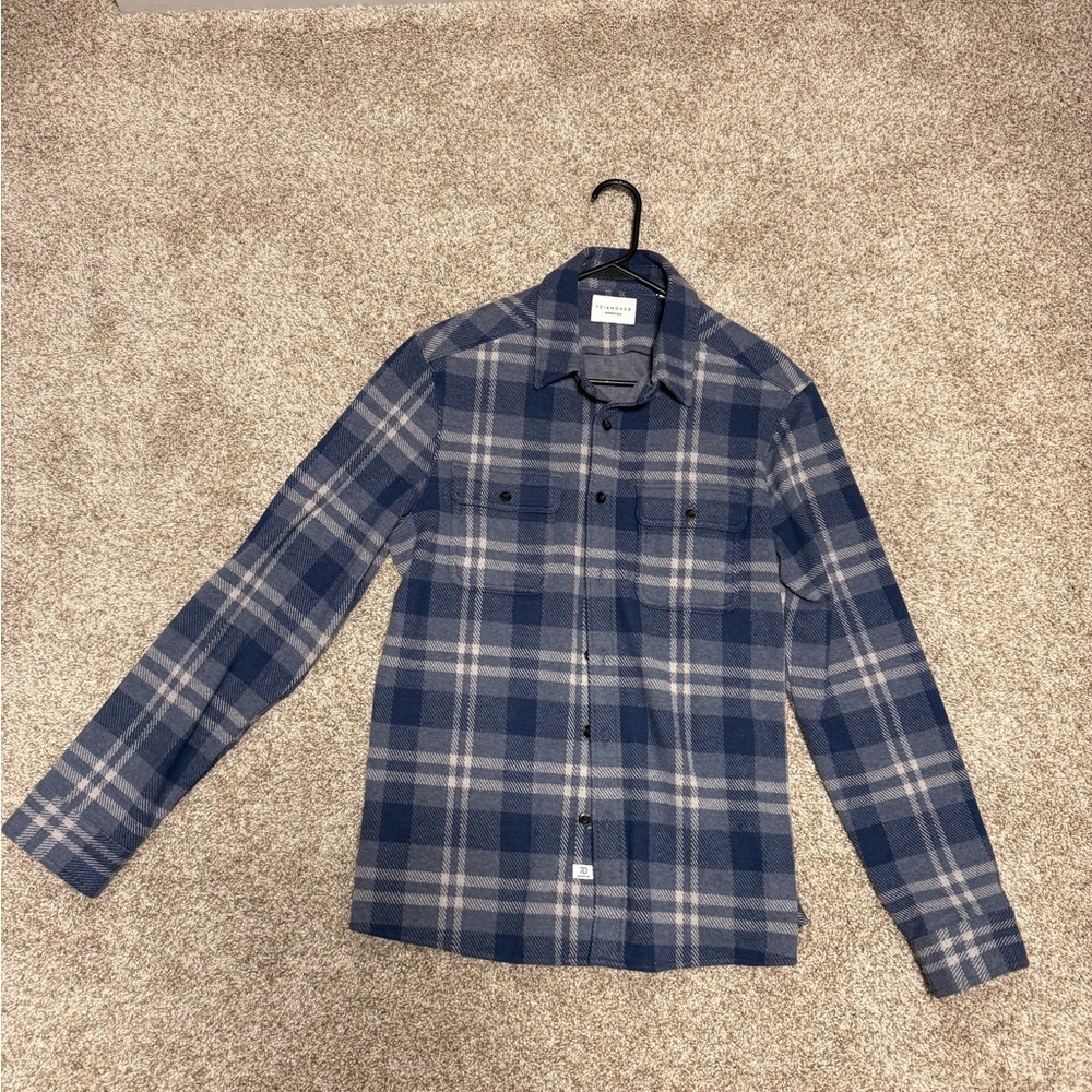 Men’s 7 Diamonds Generation Plaid Casual Button Down Shirt - Small